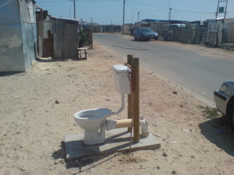 Open toilets