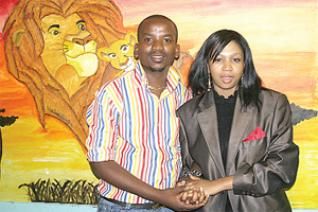 Sfiso and wife